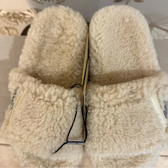 Golden Goose Poolstar Slides with Glitter Star - Picture 6 of 7